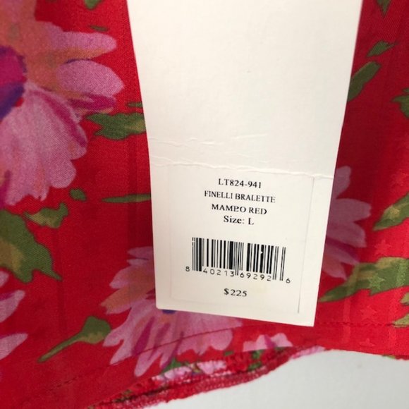 LoveShackFancy Finelli Bralette‎ in Mambo Red Sz L - NWT - Picture 3 of 10